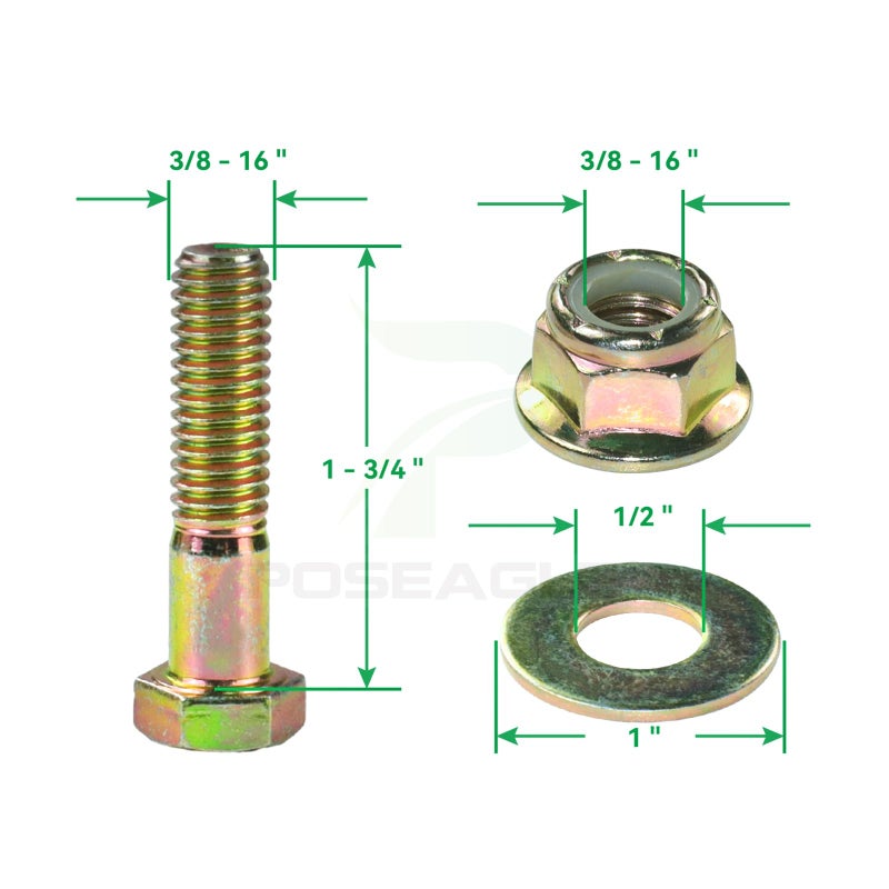 POSEAGLE 2 Pack 756-04129b Idler Pulley 4.25 Replaces MTD/Cub Cadet/Troy-Bilt 753-08171 756-04129 756-04129B 756-04129C 956-04129 for CC760 CC760ES FMZ50 M79GF SLT5400 LT1700 LT942G Lawn Mower Decks - Image 5